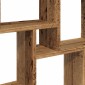 vidaXL Ράφι κύβος τοίχου Παλιό ξύλο 90x15x119,5 cm Κατασκευασμένο ξύλο