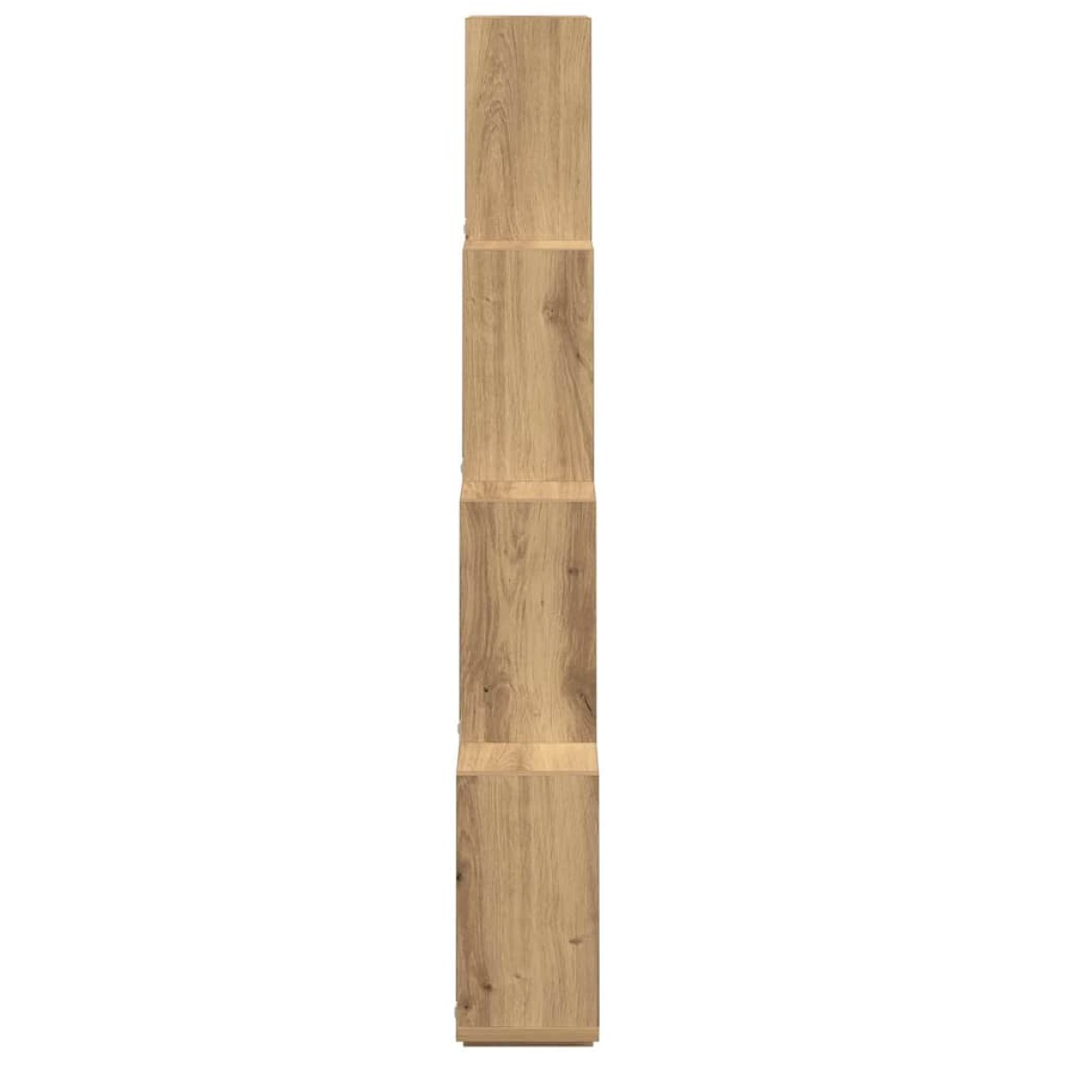 vidaXL Ράφι κύβος τοίχου Artisan Oak 90x15x119,5cm Κατασκευασμένο ξύλο