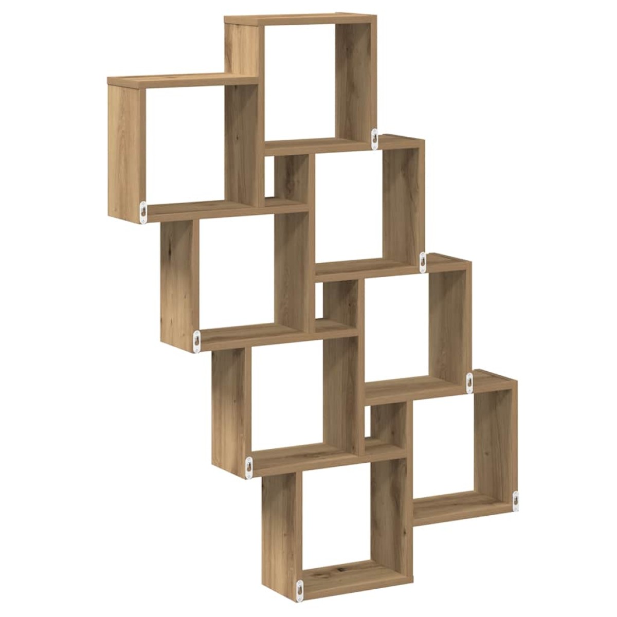vidaXL Ράφι κύβος τοίχου Artisan Oak 90x15x119,5cm Κατασκευασμένο ξύλο