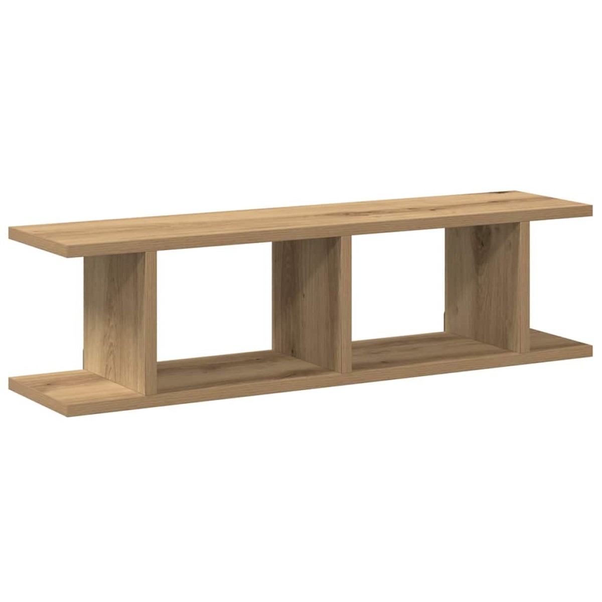 vidaXL Ραφιέρες Τοίχου 2 τεμ. Αρτισιανή Δρυς 75x18x20εκ. Επεξεργ. Ξύλο