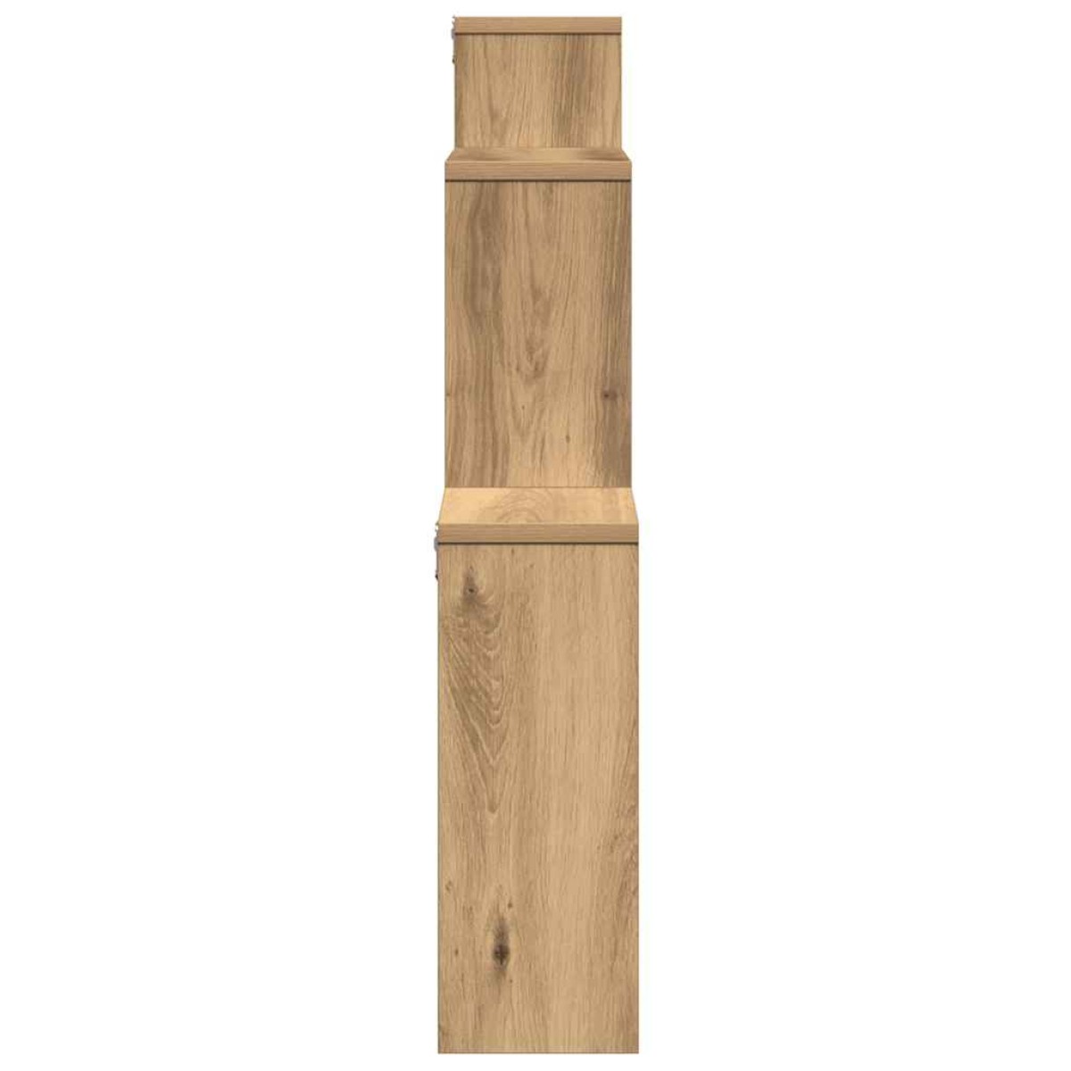 vidaXL Ράφι τοίχου Artisan Oak 80x15x78,5 cm Κατασκευασμένο ξύλο