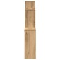 vidaXL Ράφι τοίχου Artisan Oak 80x15x78,5 cm Κατασκευασμένο ξύλο