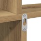 vidaXL Ράφι τοίχου Artisan Oak 80x15x78,5 cm Κατασκευασμένο ξύλο