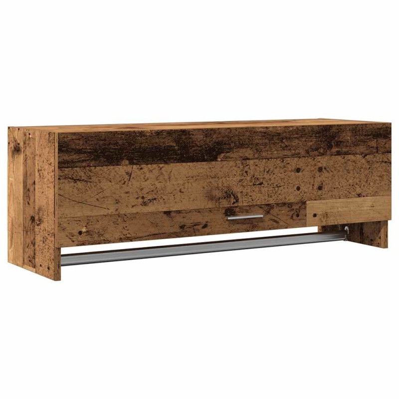 vidaXL Ντουλάπα Παλαιό ξύλο 100x32,5x35 cm Ξύλινο μηχανουργικό ξύλο