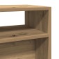 vidaXL Τραπέζι Κονσόλα Αρτισιανή Δρυς 105x30x80 εκ Επεξεργασμένο Ξύλο