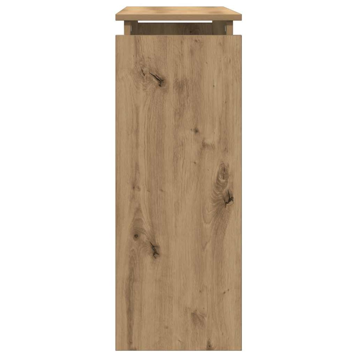 vidaXL Τραπέζι Κονσόλα Αρτισιανή Δρυς 80x30x80 εκ Επεξεργασμένο Ξύλο