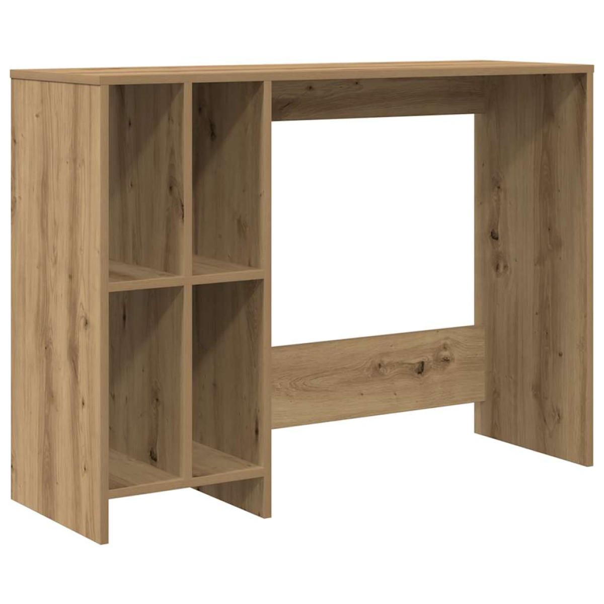 vidaXL Γραφείο Αρτισιανή Δρυς 102,5x35x75 εκ. από Επεξεργασμένο Ξύλο