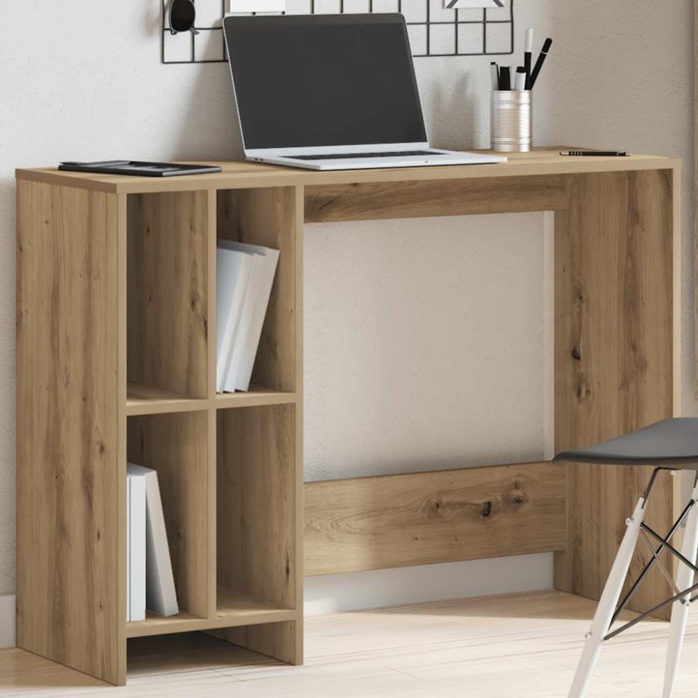 vidaXL Γραφείο Αρτισιανή Δρυς 102,5x35x75 εκ. από Επεξεργασμένο Ξύλο