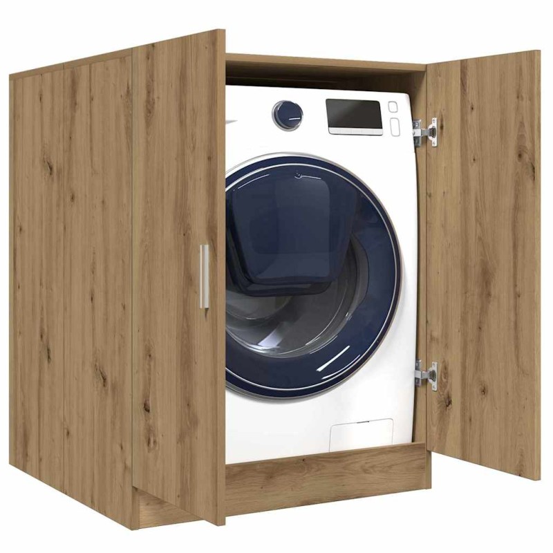 vidaXL Ντουλάπι Πλυντηρίου Αρτισιανή Δρυς 70,5 x 71,5 x 91,5 εκ.