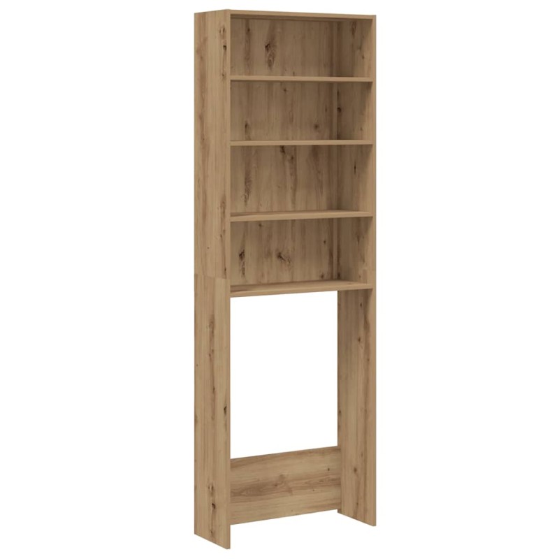 vidaXL Ντουλάπι πλυντηρίου ρούχων Artisan Oak 64x24x190 cm