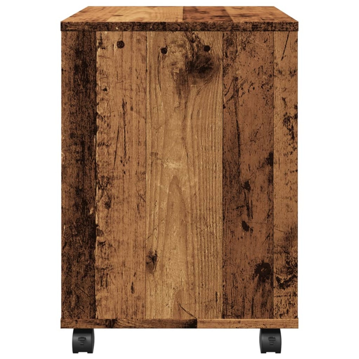 vidaXL Τροχήλατο ντουλάπι παλιού ξύλου 45x38x54 cm Ξύλο μηχανής