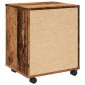 vidaXL Τροχήλατο ντουλάπι παλιού ξύλου 45x38x54 cm Ξύλο μηχανής