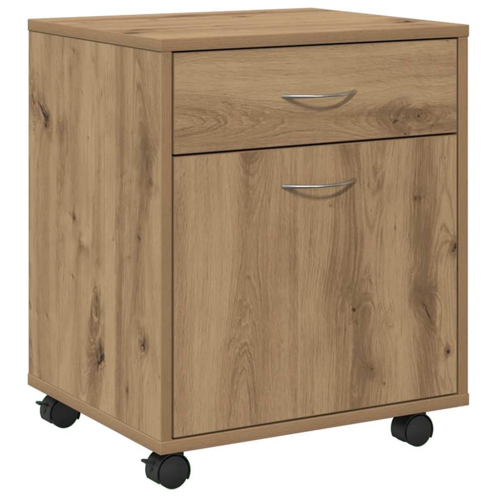 vidaXL Τροχήλατο ντουλάπι Artisan Oak 45x38x54 cm Κατασκευασμένο ξύλο