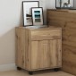 vidaXL Τροχήλατο ντουλάπι Artisan Oak 45x38x54 cm Κατασκευασμένο ξύλο