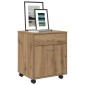 vidaXL Τροχήλατο ντουλάπι Artisan Oak 45x38x54 cm Κατασκευασμένο ξύλο