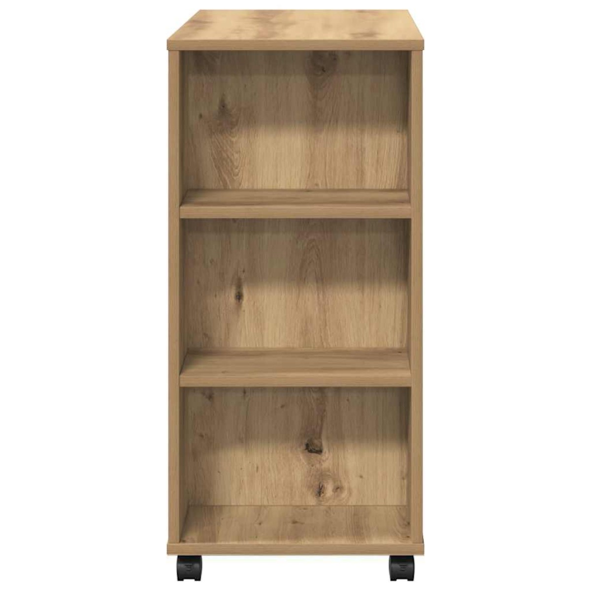 vidaXL Ντουλάπι Τροχήλατο Αρτισιανή Δρυς 60x35x75 εκ. Επεξεργ. Ξύλο