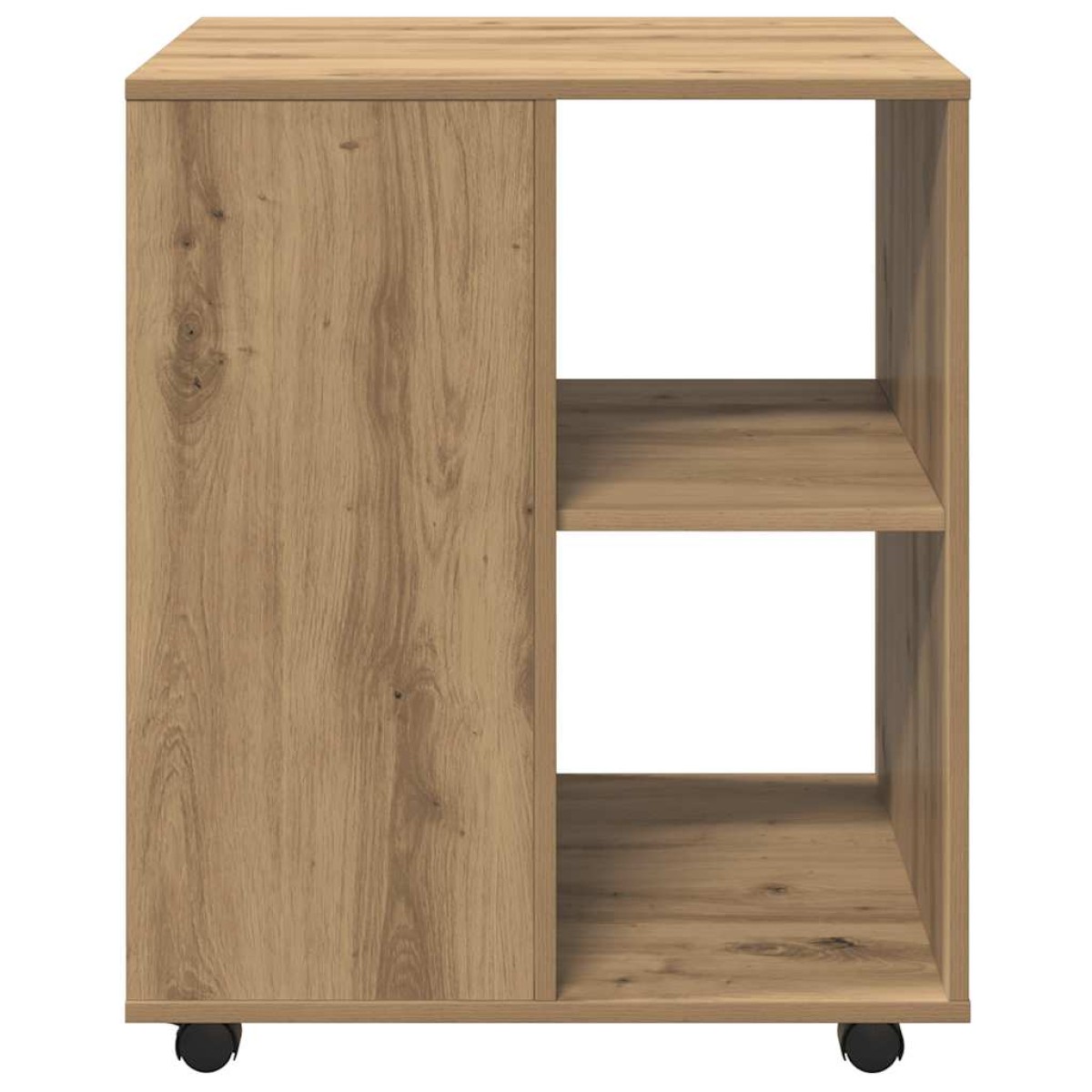 vidaXL Ντουλάπι Τροχήλατο Αρτισιανή Δρυς 60x53x72 εκ. Επεξεργ. Ξύλο