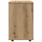 vidaXL Ντουλάπι Τροχήλατο Αρτισιανή Δρυς 46x36x59 εκ. Επεξεργ. Ξύλο