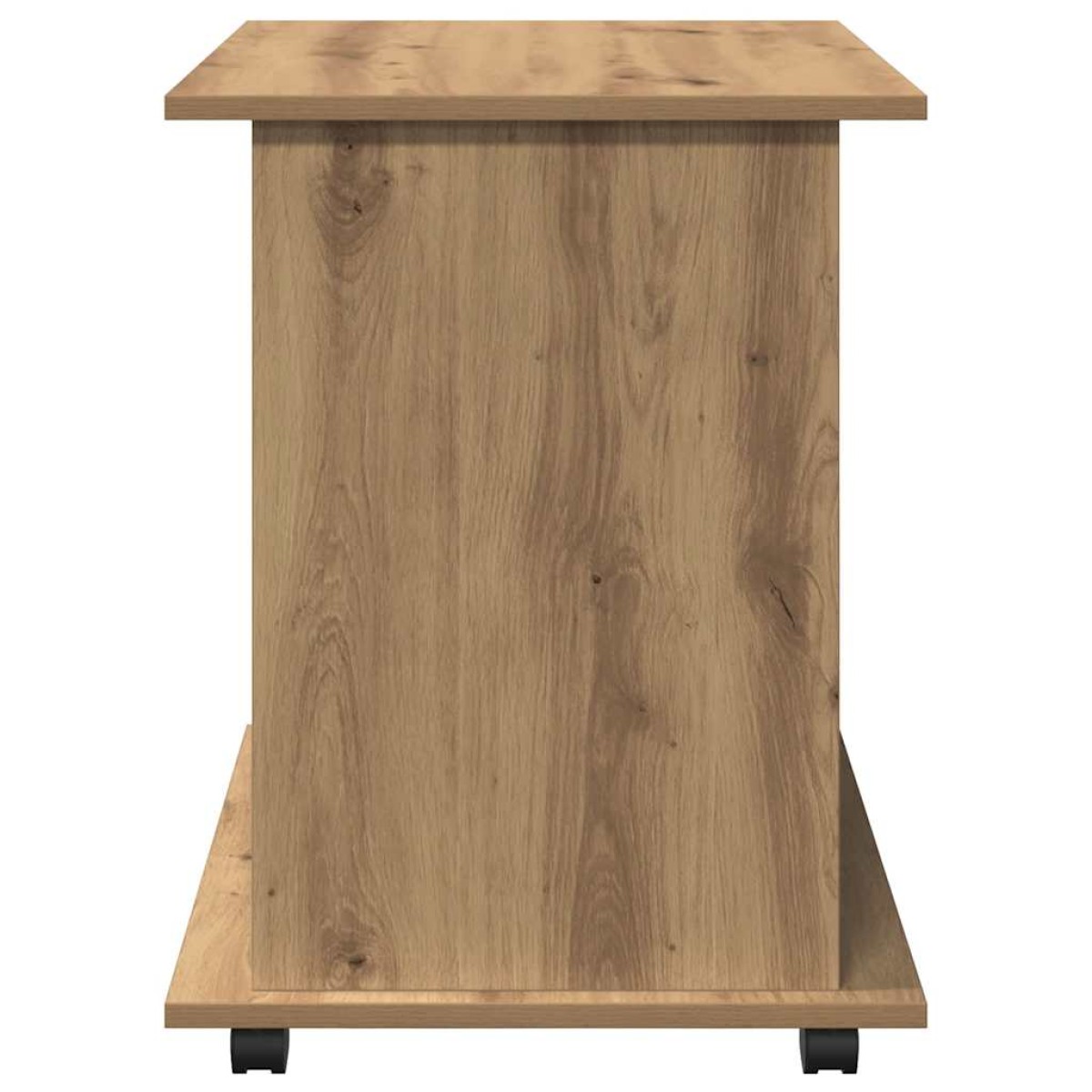 vidaXL Ντουλάπι Τροχήλατο Αρτισιανή Δρυς 60x45x60 εκ. Επεξεργ. Ξύλο
