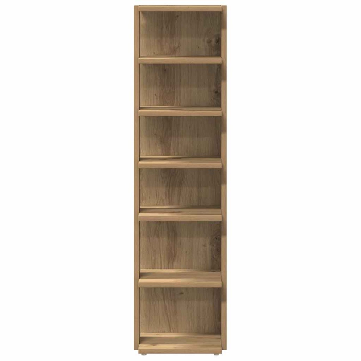 vidaXL Παπουτσοθήκες 2 τεμ. Αρτισιανή Δρυς 28x27x102 εκ. Επεξ. Ξύλο