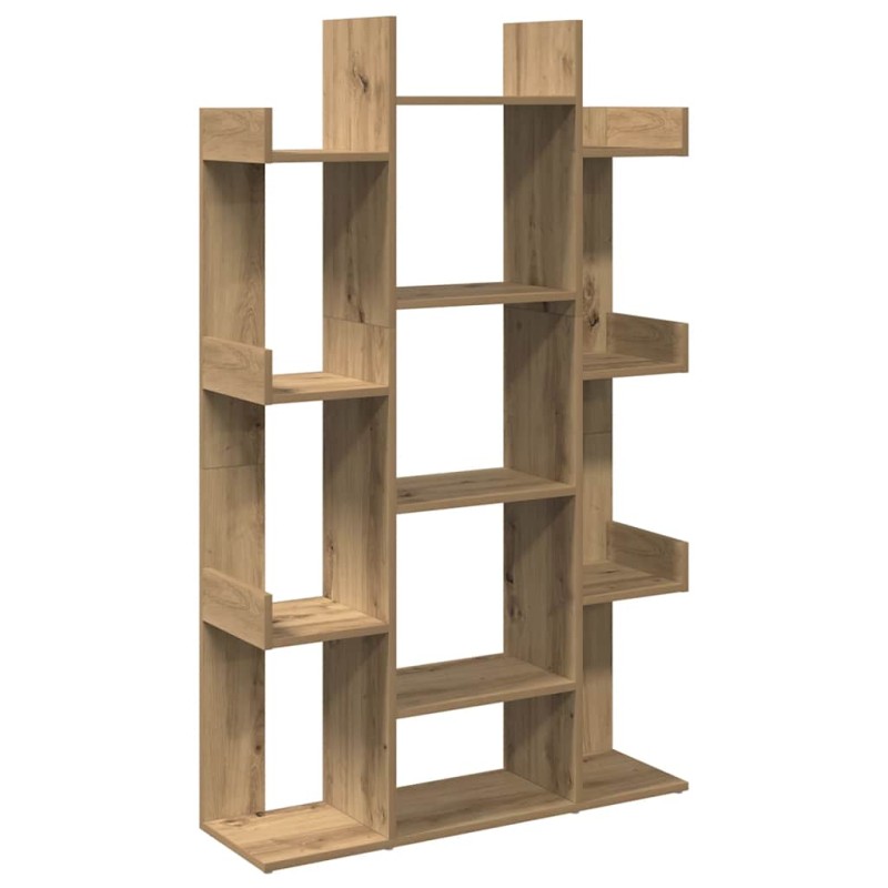 vidaXL Ντουλάπι βιβλίων Artisan Oak 86x25,5x140 cm Ξύλο μηχανής