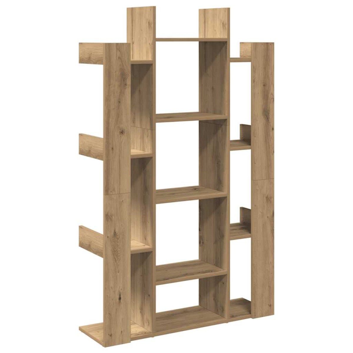 vidaXL Ντουλάπι βιβλίων Artisan Oak 86x25,5x140 cm Ξύλο μηχανής
