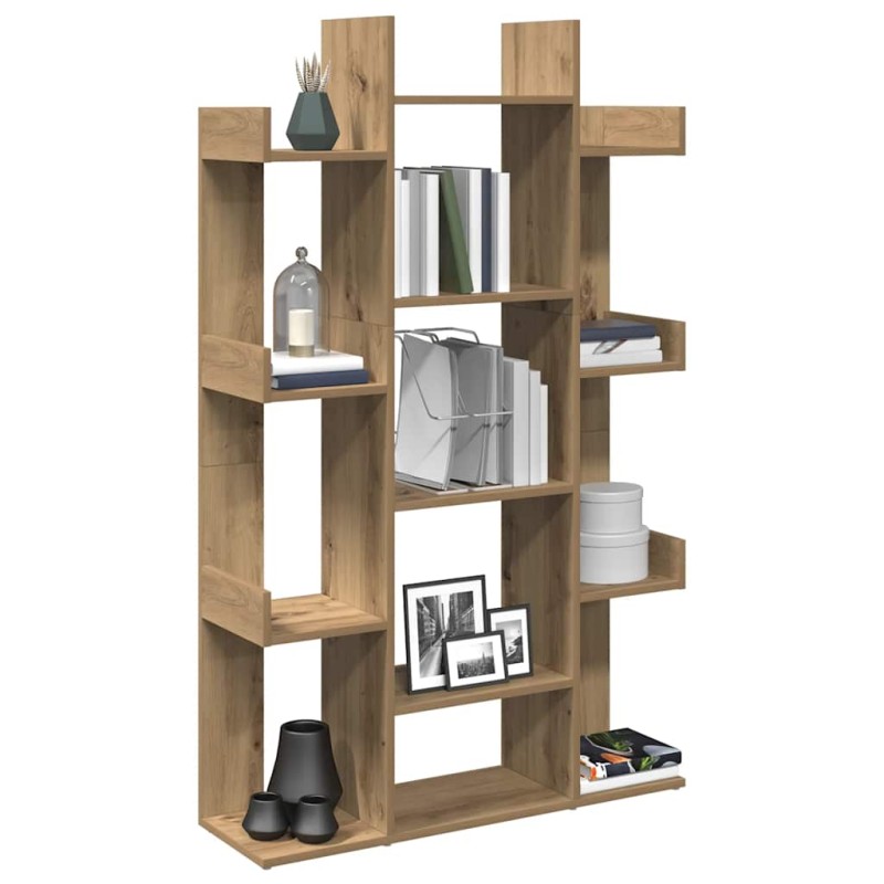 vidaXL Ντουλάπι βιβλίων Artisan Oak 86x25,5x140 cm Ξύλο μηχανής