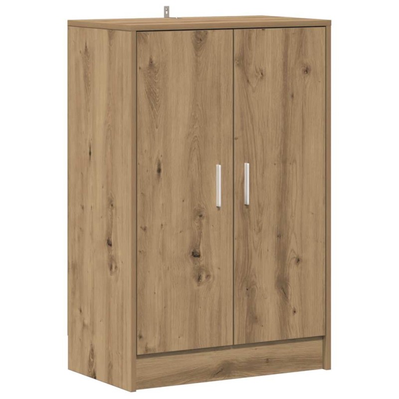 vidaXL Παπουτσοθήκη Αρτισιανή Δρυς 60x35x92 εκ. Επεξεργασμένο Ξύλο