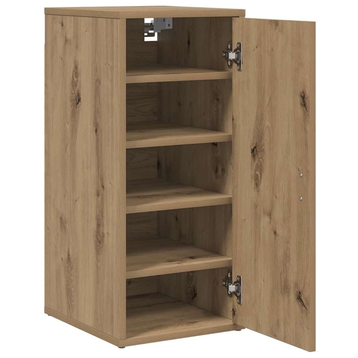 vidaXL Παπουτσοθήκη Τεχνίτης Δρυς 32x35x70 εκ. από Επεξεργασμένο Ξύλο