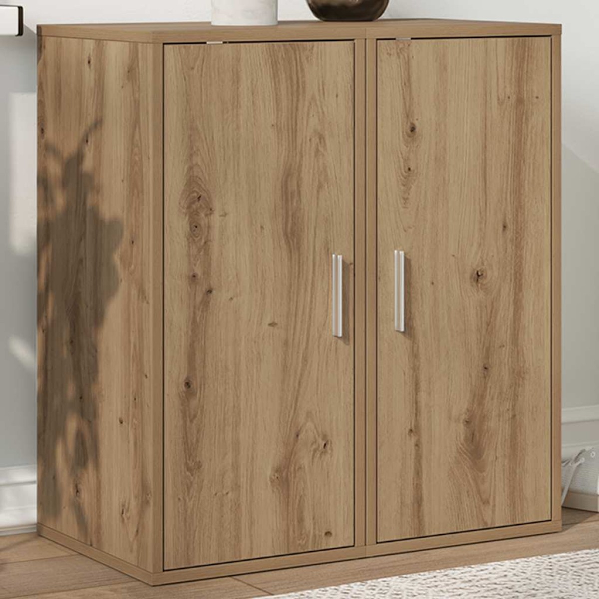 vidaXL Ντουλάπια παπουτσιών 2 τεμ Artisan Oak 32x35x70 cm