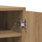 vidaXL Ντουλάπι παπουτσιών Artisan Oak 32x35x92 cm Κατασκευασμένο ξύλο