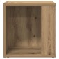 vidaXL Βοηθητικό Τραπέζι Αρτισιανή Δρυς 33x33x34 εκ. Επεξ. Ξύλο