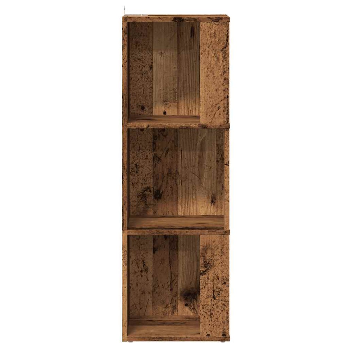 vidaXL Γωνιακό ντουλάπι παλιό ξύλο 33x33x100 cm Ξύλο μηχανής