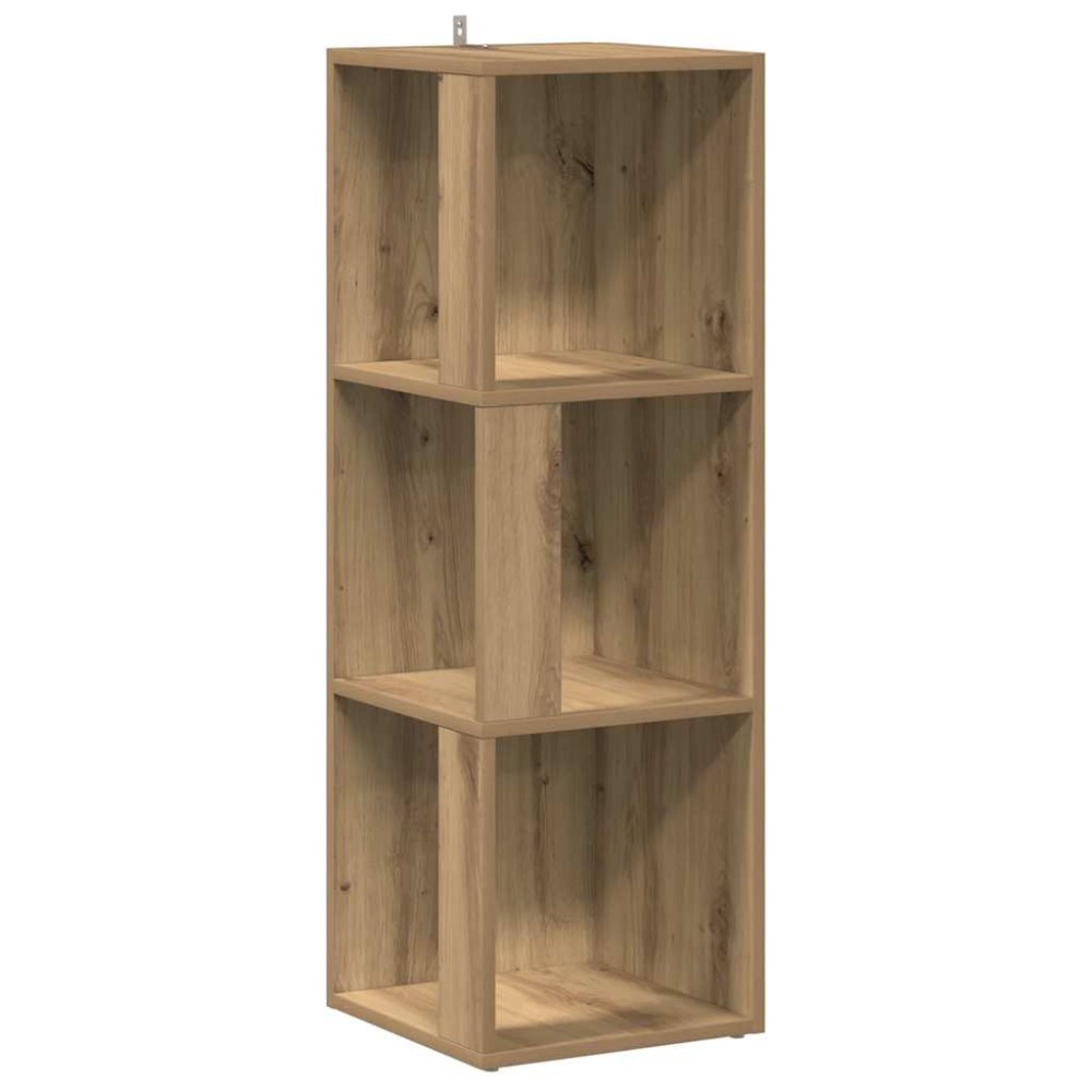 vidaXL Γωνιακό ντουλάπι Artisan Oak 33x33x100 cm Κατασκευασμένο ξύλο