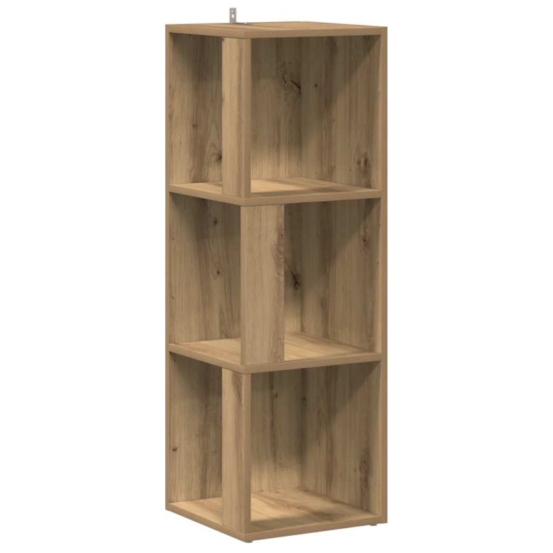 vidaXL Γωνιακό ντουλάπι Artisan Oak 33x33x100 cm Κατασκευασμένο ξύλο