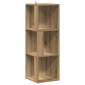 vidaXL Γωνιακό ντουλάπι Artisan Oak 33x33x100 cm Κατασκευασμένο ξύλο