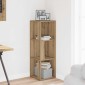 vidaXL Γωνιακό ντουλάπι Artisan Oak 33x33x100 cm Κατασκευασμένο ξύλο