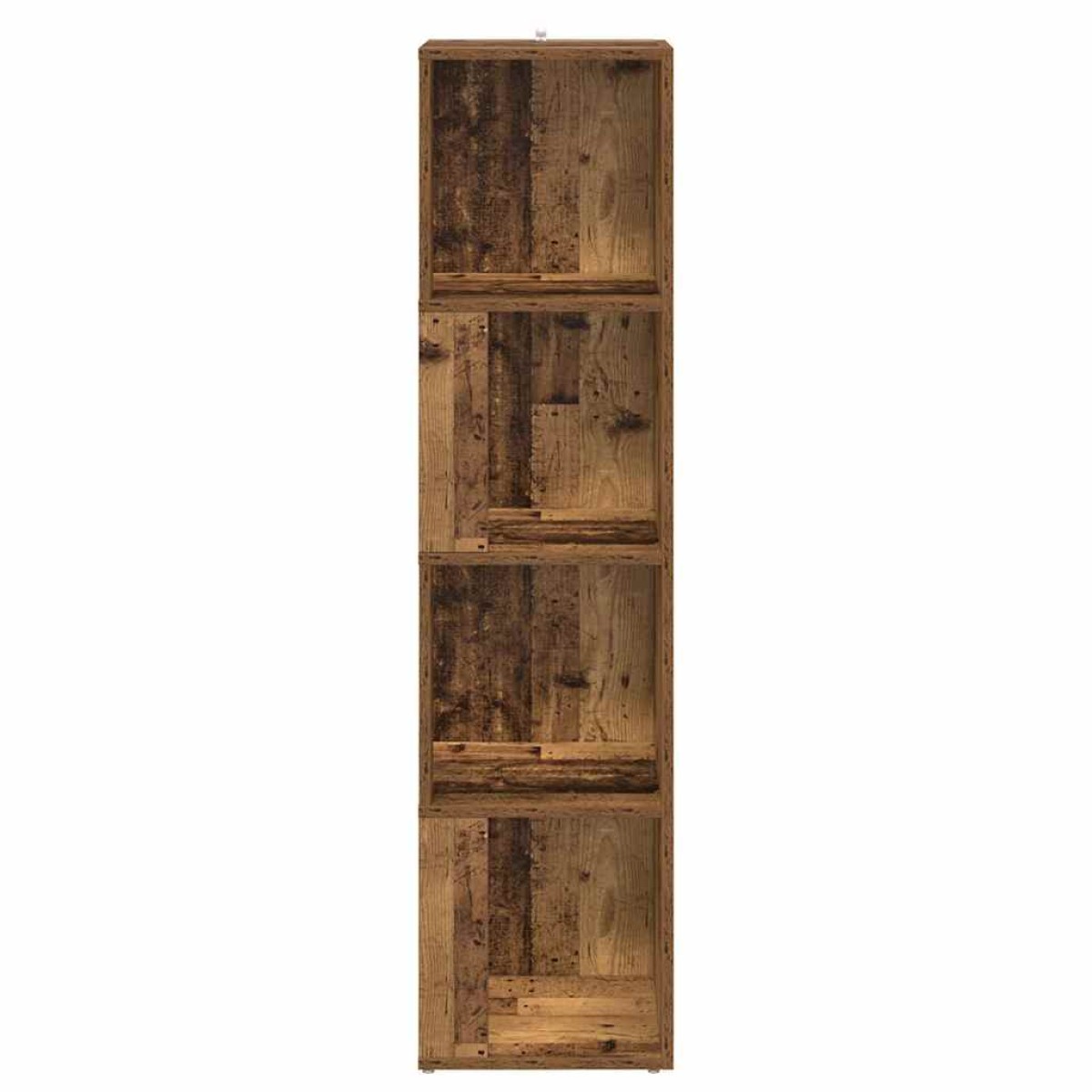 vidaXL Ντουλάπι Γωνία Παλιό Ξύλο 33 x 33 x 132 εκ. από Μοριοσανίδα