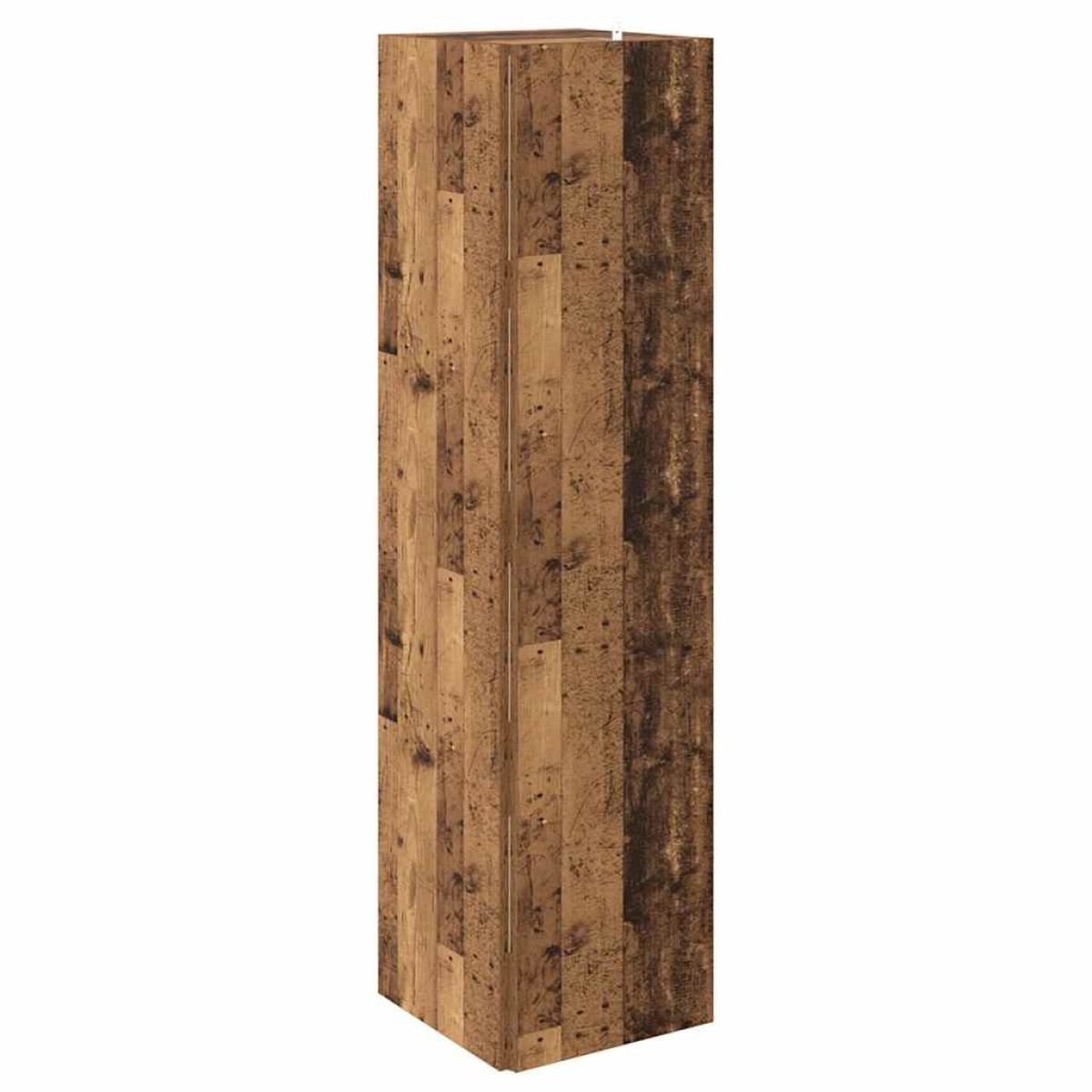vidaXL Ντουλάπι Γωνία Παλιό Ξύλο 33 x 33 x 132 εκ. από Μοριοσανίδα