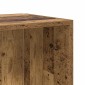vidaXL Ντουλάπι Γωνία Παλιό Ξύλο 33 x 33 x 132 εκ. από Μοριοσανίδα