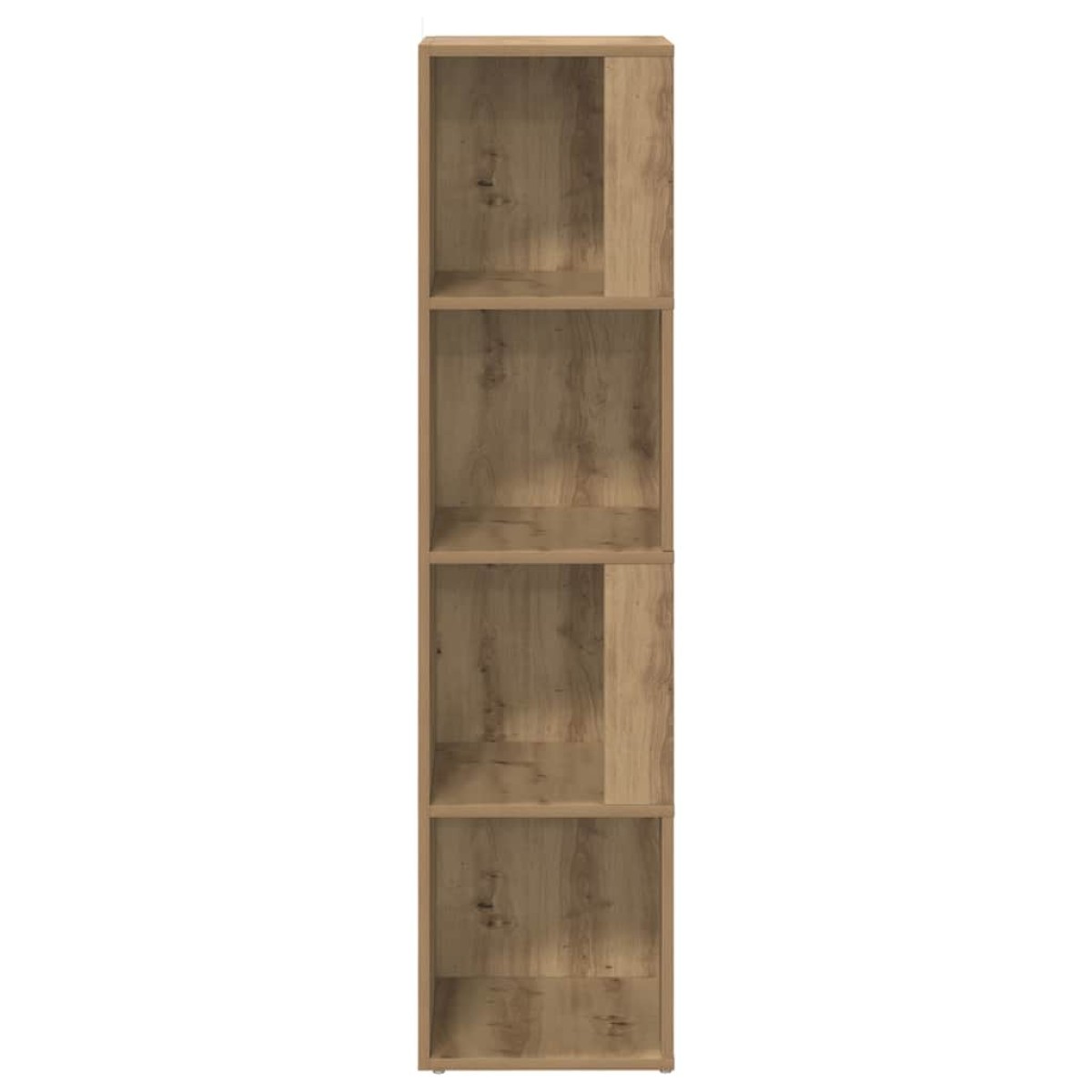 vidaXL Γωνιακό Έπιπλο Τεχνίτης δρυς 33x33x132 εκ. από Επεξεργ. Ξύλο