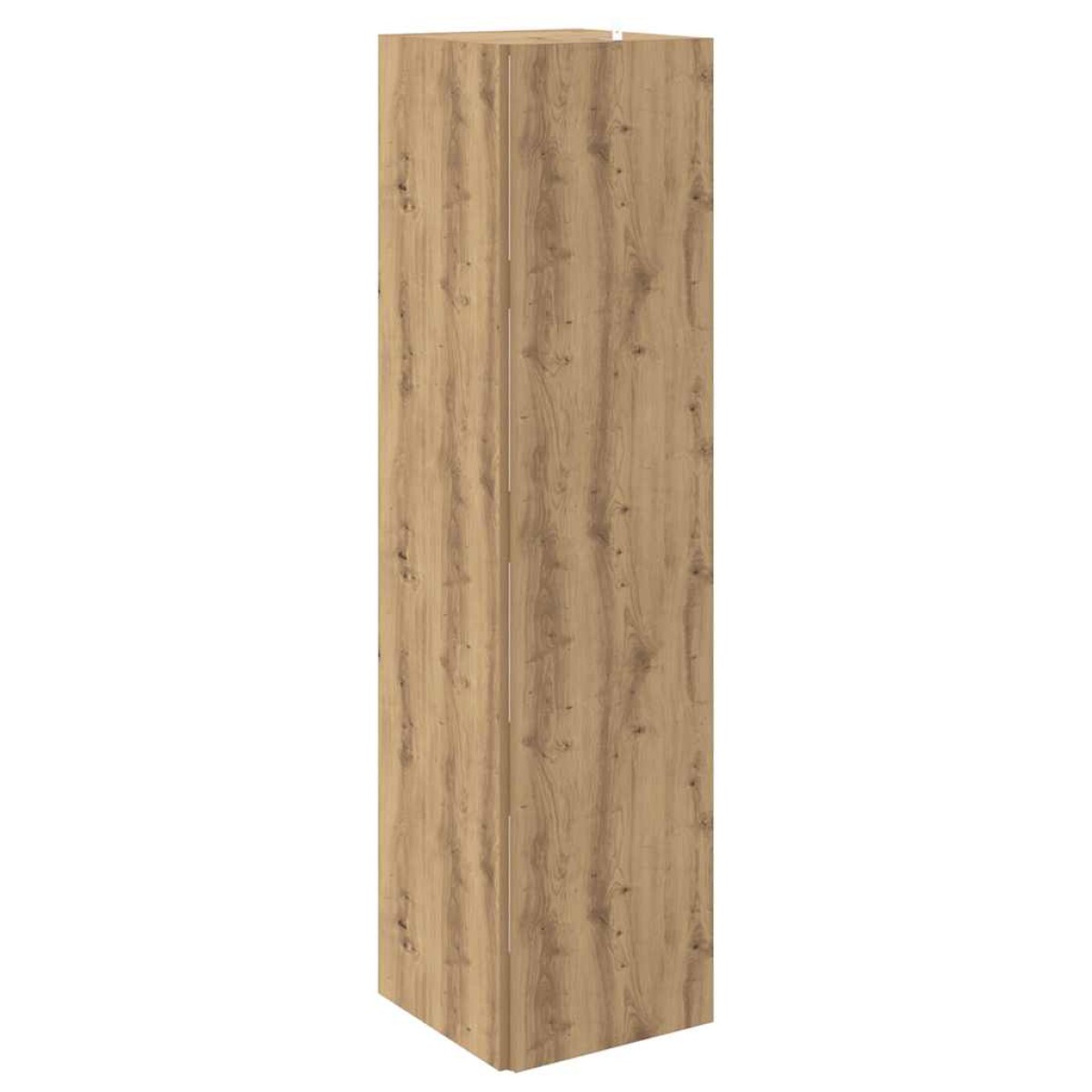vidaXL Γωνιακό Έπιπλο Τεχνίτης δρυς 33x33x132 εκ. από Επεξεργ. Ξύλο