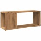 vidaXL Ντουλάπι τηλεόρασης Artisan Oak 80x24x32cm Κατασκευασμένο ξύλο