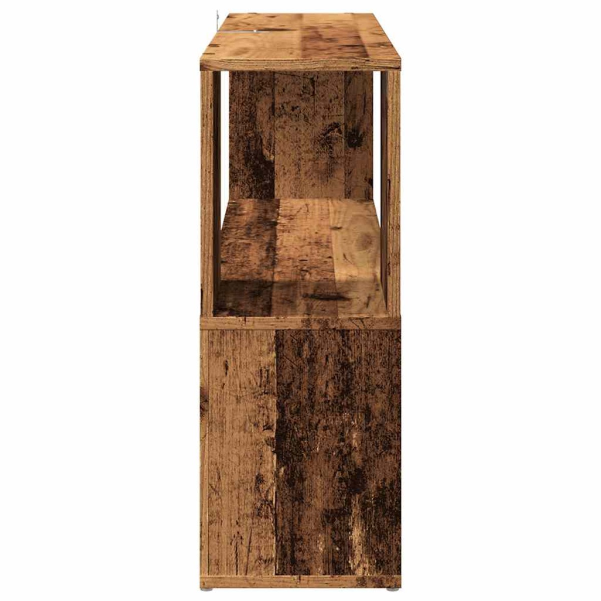 vidaXL Βιβλιοθήκη Παλιό Ξύλο 100 x 24 x 63 εκ. από Μοριοσανίδα