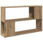 vidaXL Βιβλιοθήκη Αρτισιανή Δρυς 100x24x63 εκ. Επεξεργ. Ξύλο