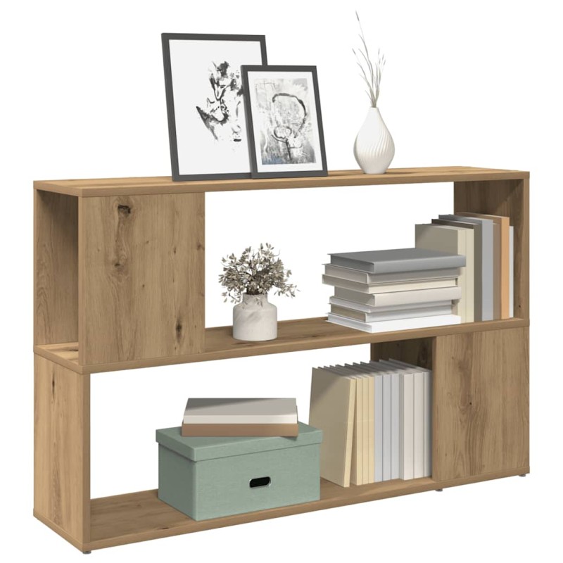 vidaXL Βιβλιοθήκη Αρτισιανή Δρυς 100x24x63 εκ. Επεξεργ. Ξύλο