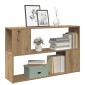 vidaXL Βιβλιοθήκη Αρτισιανή Δρυς 100x24x63 εκ. Επεξεργ. Ξύλο