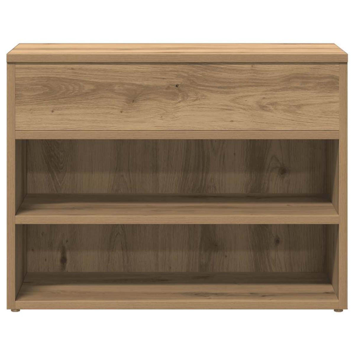 vidaXL Πάγκος Παπουτσιών τεχνίτης Δρυς 60x30x45 εκ. Επεξεργασμένο Ξύλο