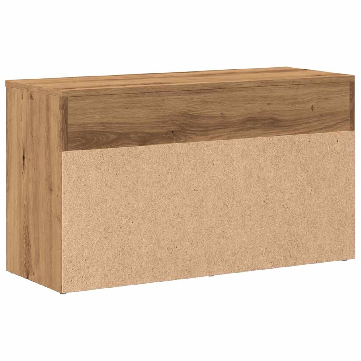 vidaXL Πάγκος Παπουτσιών τεχνίτης Δρυς 80x30x45 εκ. Επεξεργασμένο Ξύλο