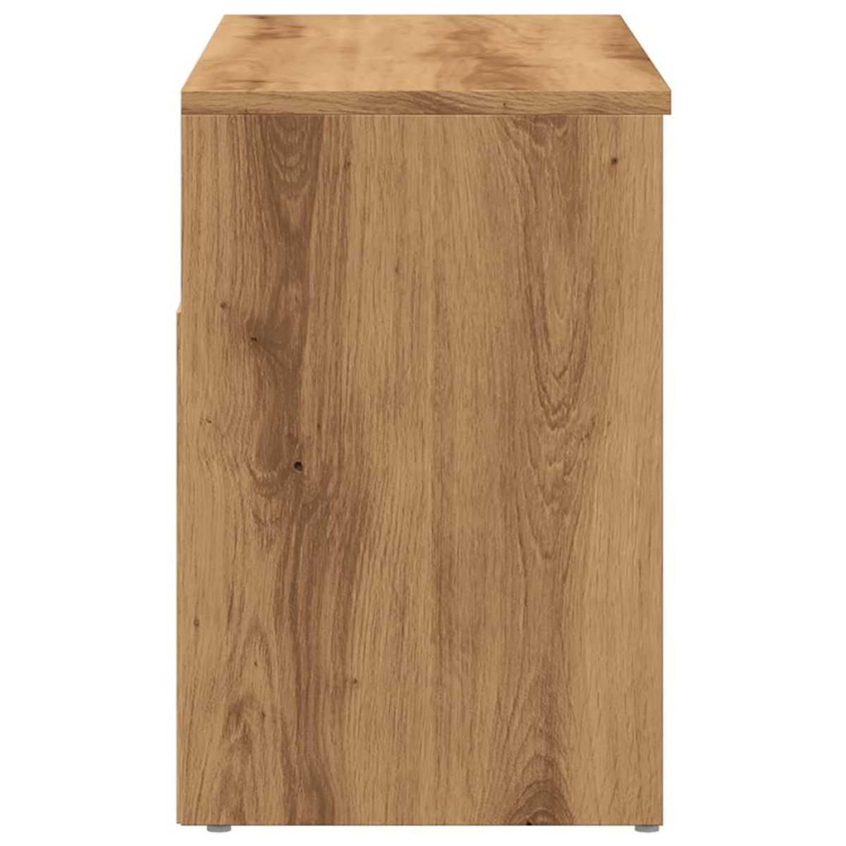 vidaXL Πάγκος Παπουτσιών τεχνίτης Δρυς 80x30x45 εκ. Επεξεργασμένο Ξύλο